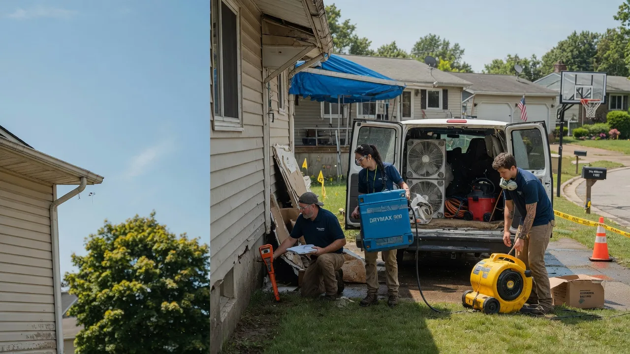 Ceiling Leak Cleanup in Tipton, PA near me